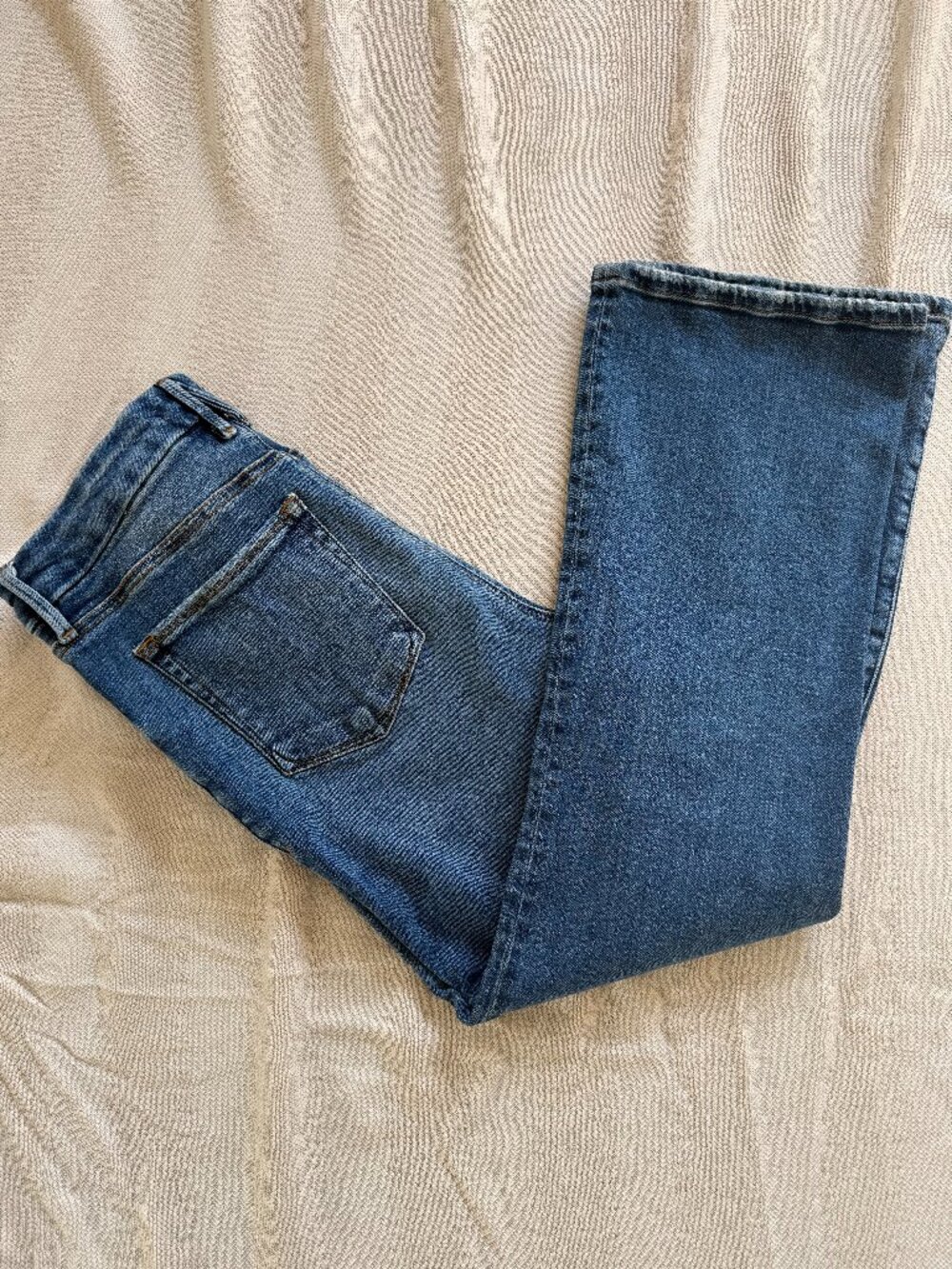 Good American Good Legs Crop Mini Boot High Rise size 8/29